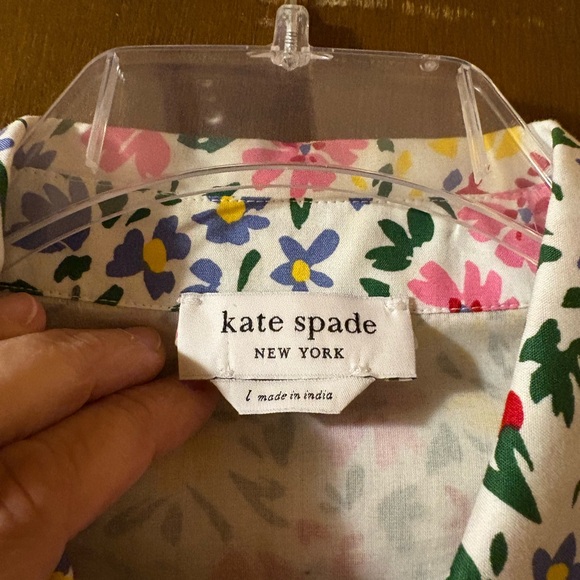 Kate Spade Shoreside Floral Shirtdress - Picture 5 of 10